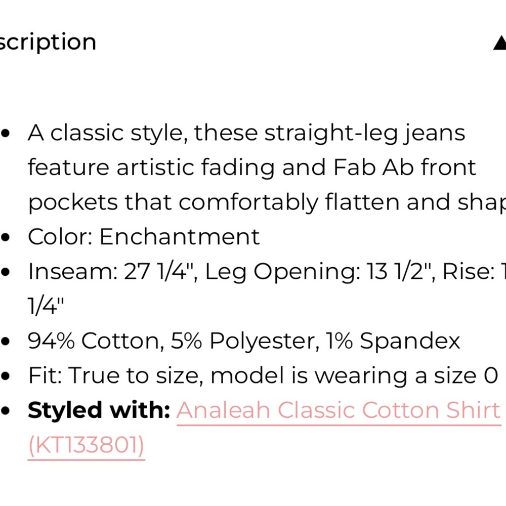 Kut from the Kloth High Rise Straight Leg Ankle Jeans Reese Raw Hem 4 - Picture 4 of 4